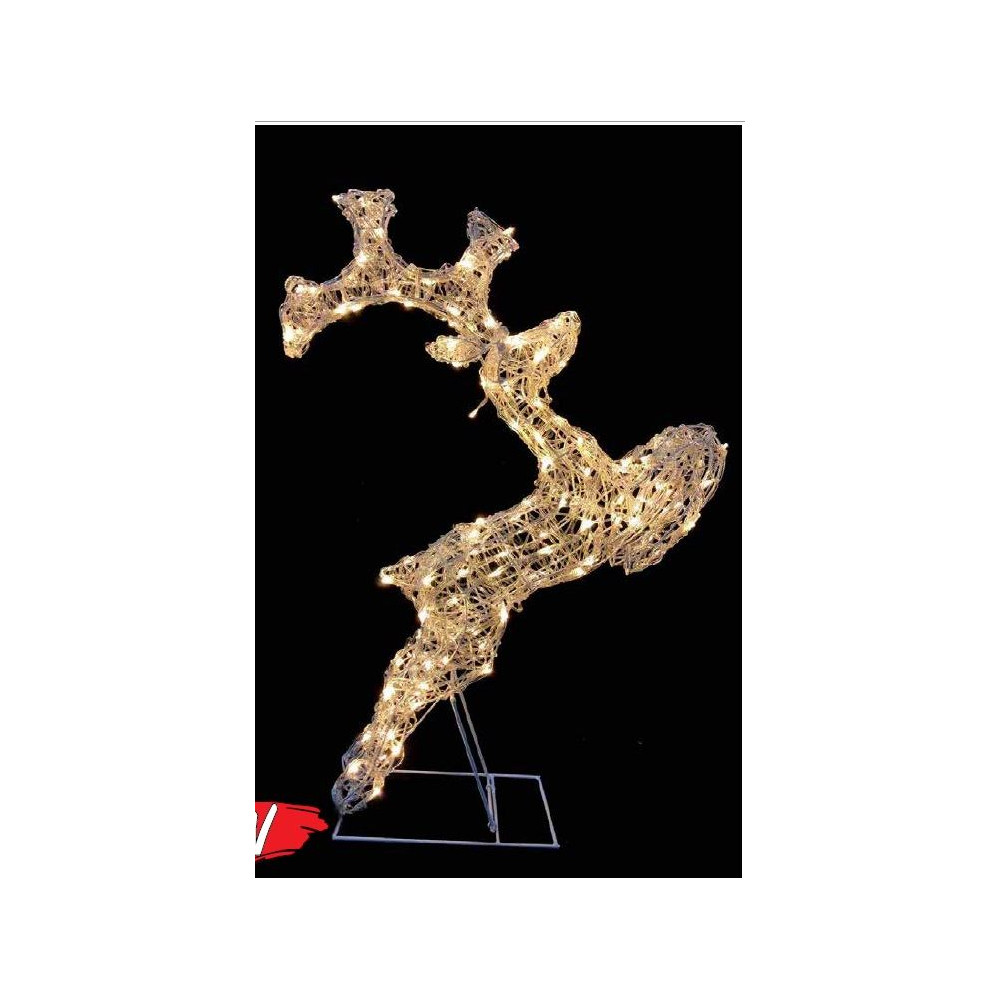 RENNA FILO CRISTAL 120LED H80 LUCE CALDA