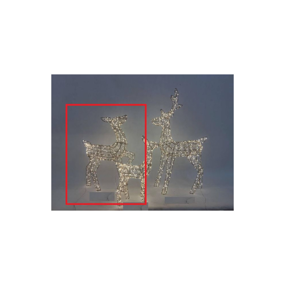 RENNA ORO 57X16XH83CM 400LED FLASH
