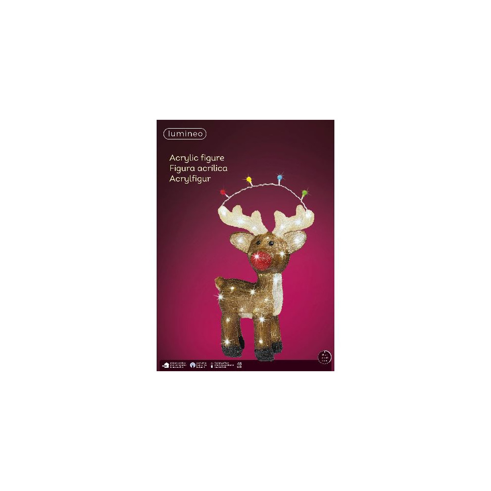 RENNA RUDOLF LED 17X33X47CM 48LED