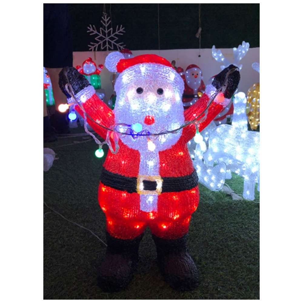 SANTA 33X21XH50CM 90LED BIANCO FREDDO IP