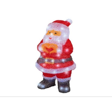 SANTA ACRILICO 21,7XH41,50CM 60LED