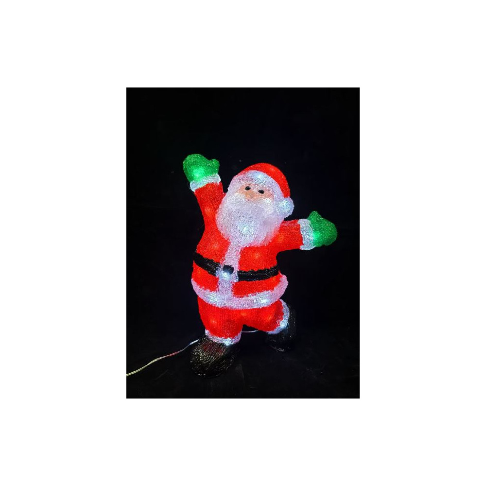 SANTA H34CM ACRIL 30LED FREDDO OUTDOOR