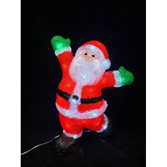 SANTA H34CM ACRIL 30LED FREDDO OUTDOOR