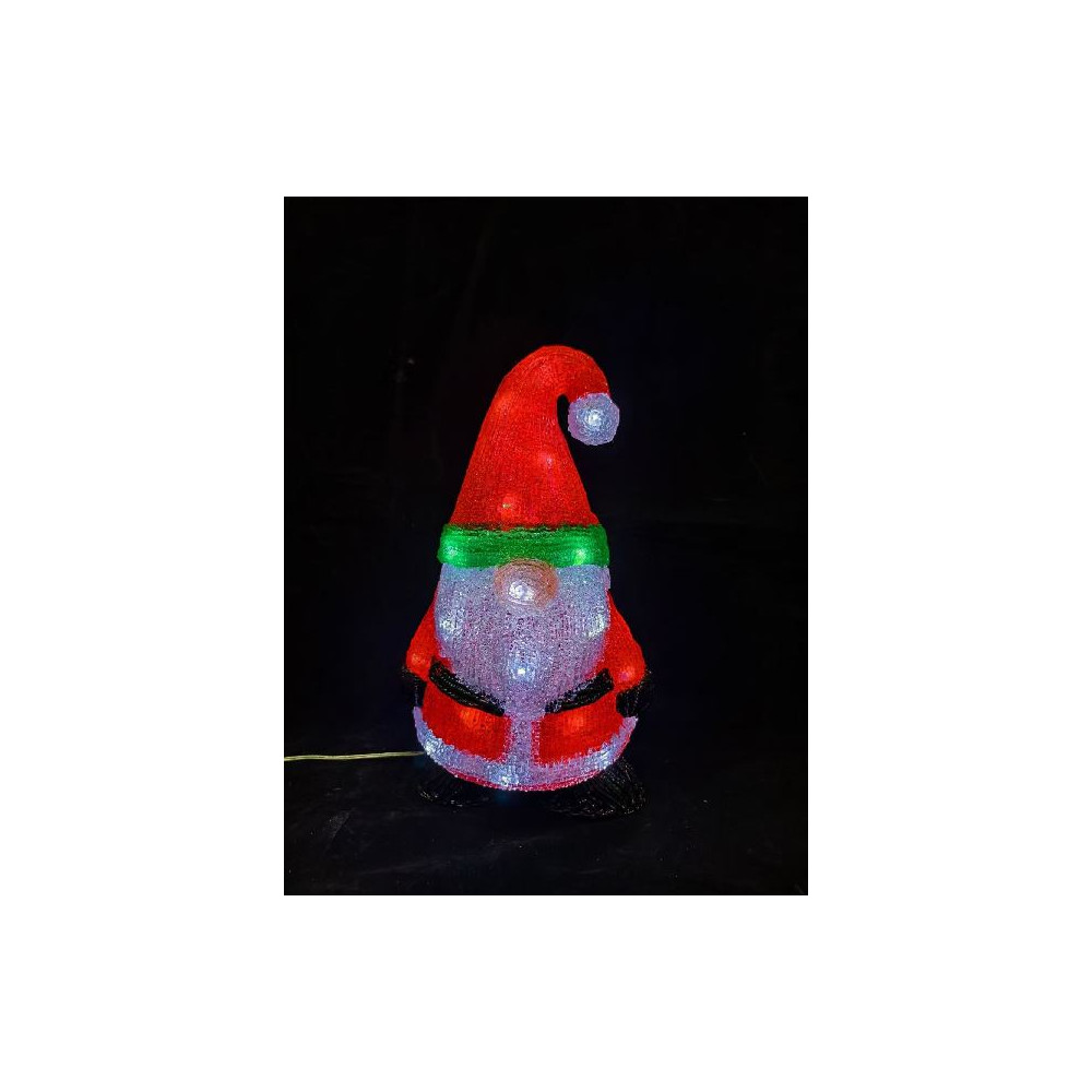 SANTA H35CM ACRIL 30LED FREDDO OUTDOOR
