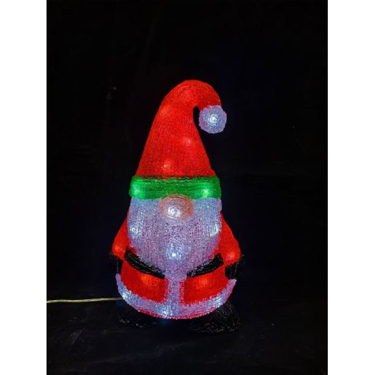 SANTA H35CM ACRIL 30LED FREDDO OUTDOOR