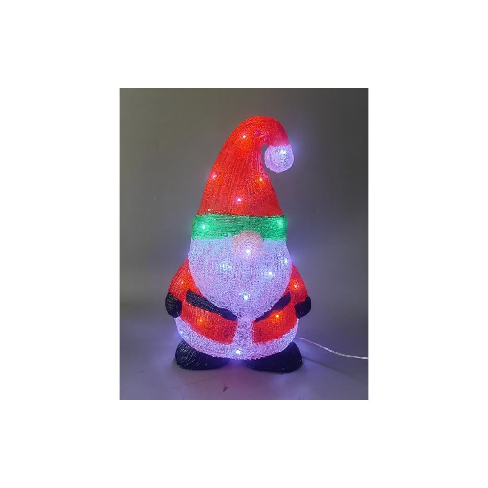 SANTA H35CM ACRIL 30LED FREDDO OUTDOOR