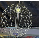 SFERA D50CM 3D METAL CHAMP 320LED C/FLAS