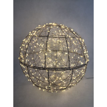 SFERA ORO D30 400LED CALDO FLASH