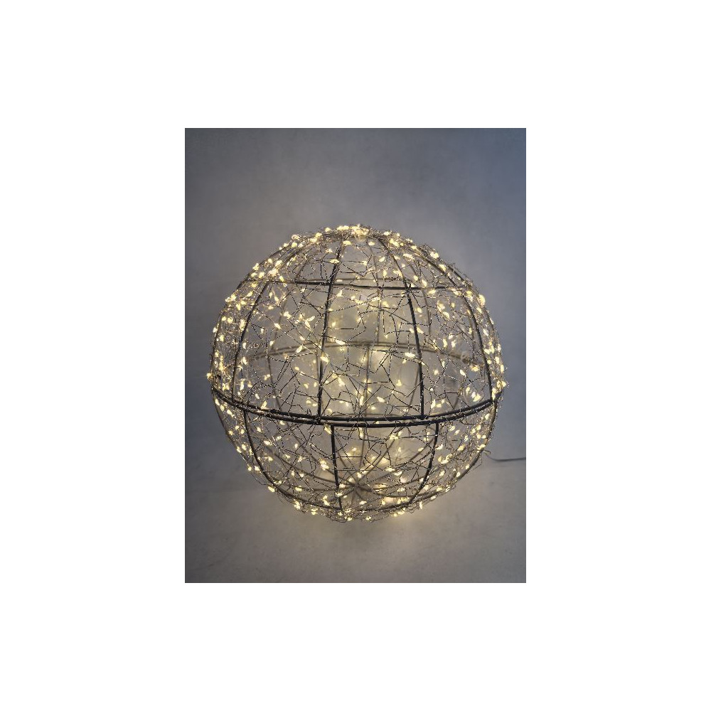 SFERA ORO D30 400LED CALDO FLASH