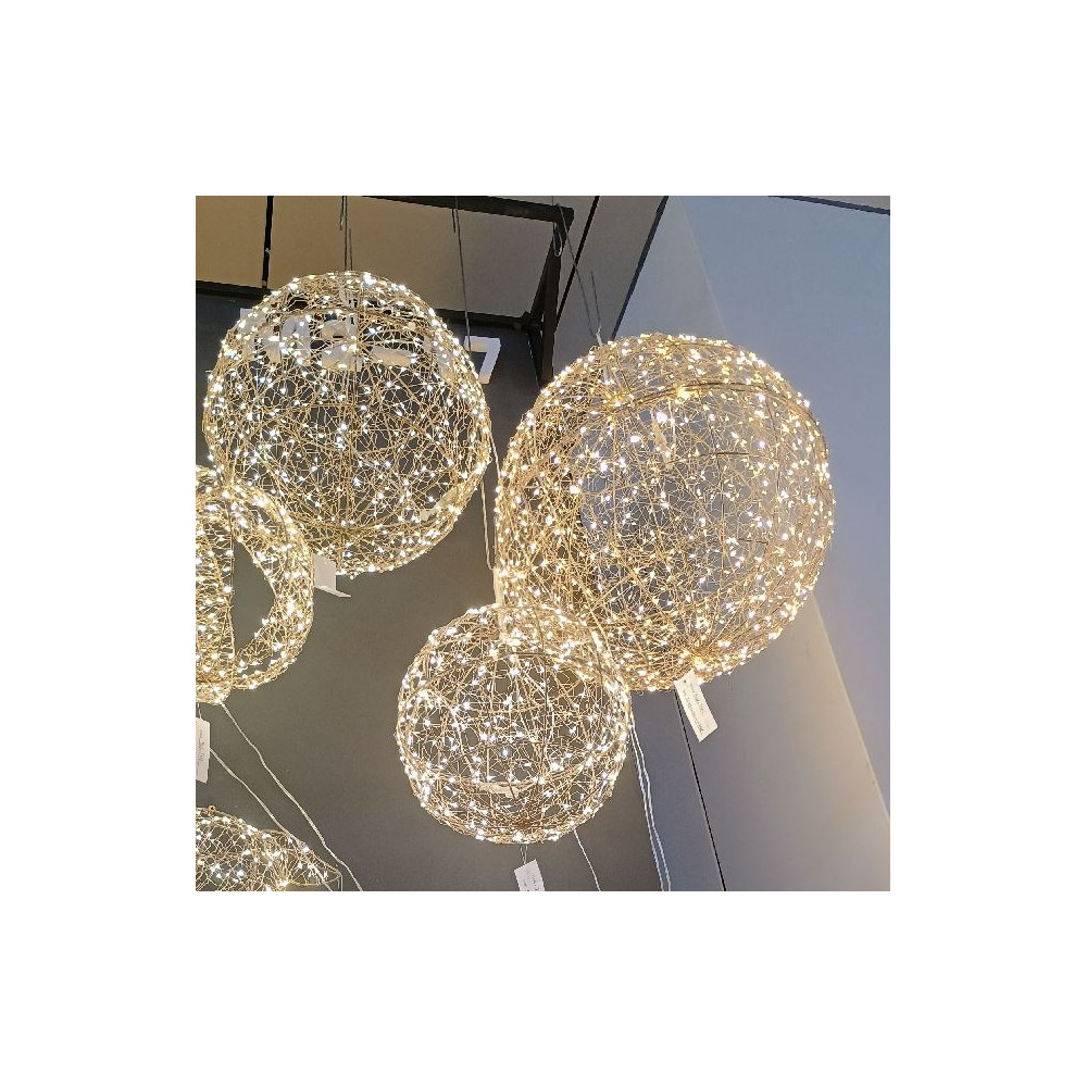 SFERA ORO D30 400LED CALDO FLASH