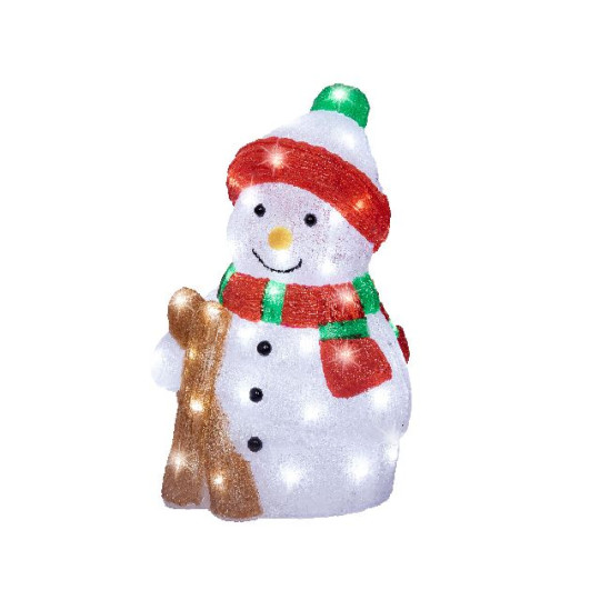 SNOWMAN ACRIL 20X25XH38CM 50LED IP44
