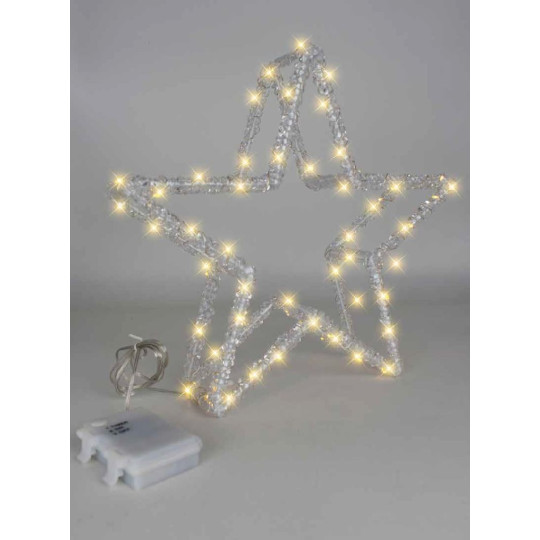 STELLA 3D ACRIL H30CM 60NANOLED CALDO