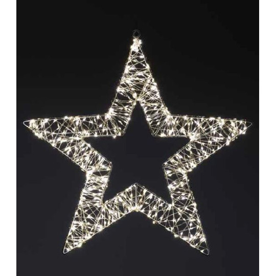 STELLA LUMINOSA 2D 30CM 400LED CALDO C/C