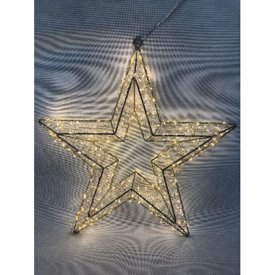 STELLA ORO 38CM 400LED CALDO FLASH