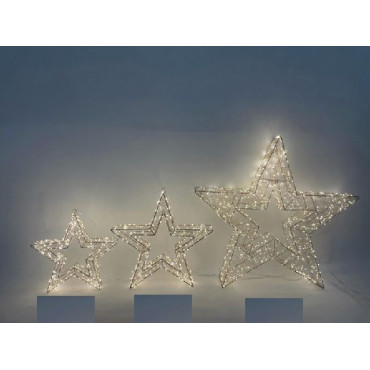 STELLA ORO 38CM 400LED CALDO FLASH 2