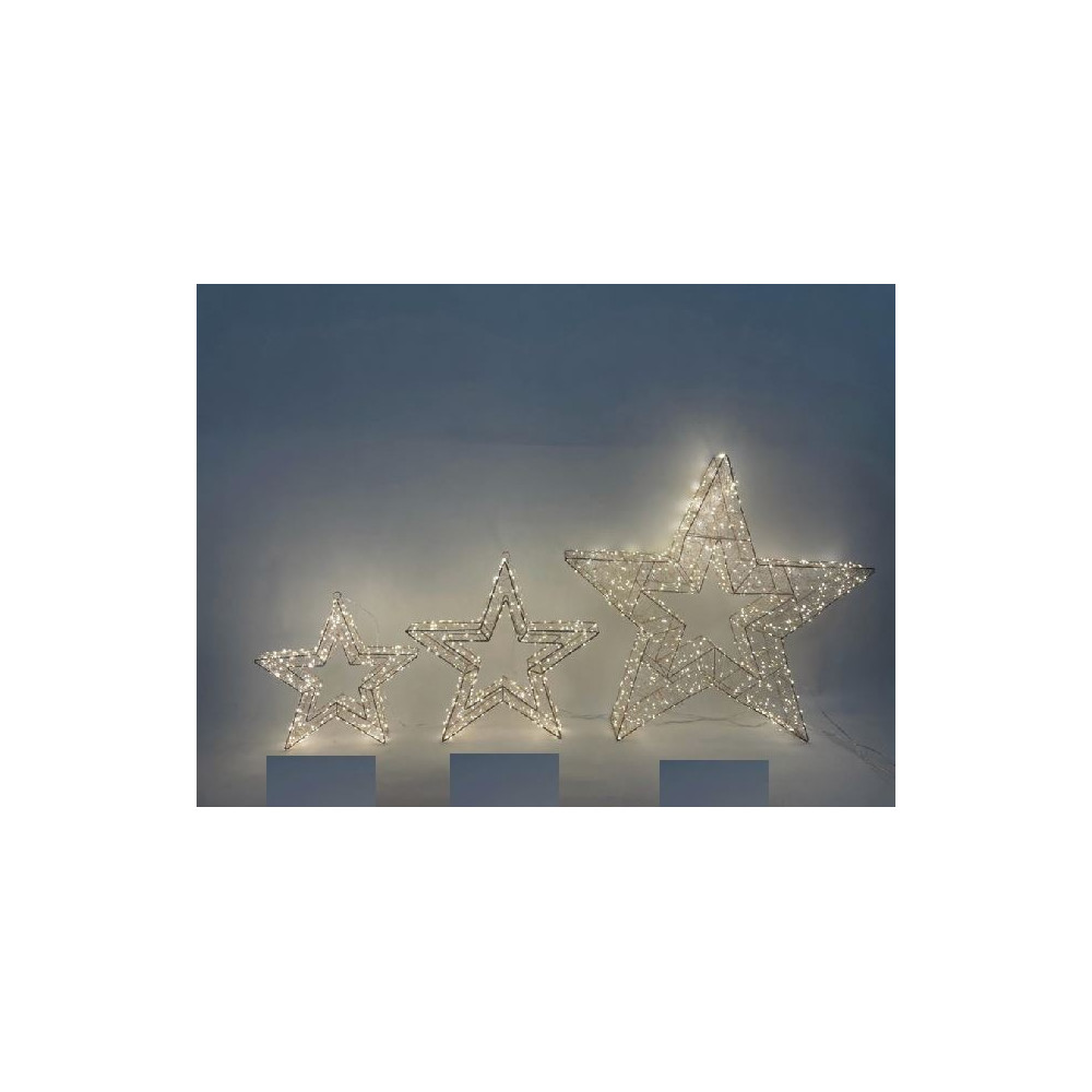 STELLA ORO 38CM 400LED CALDO FLASH