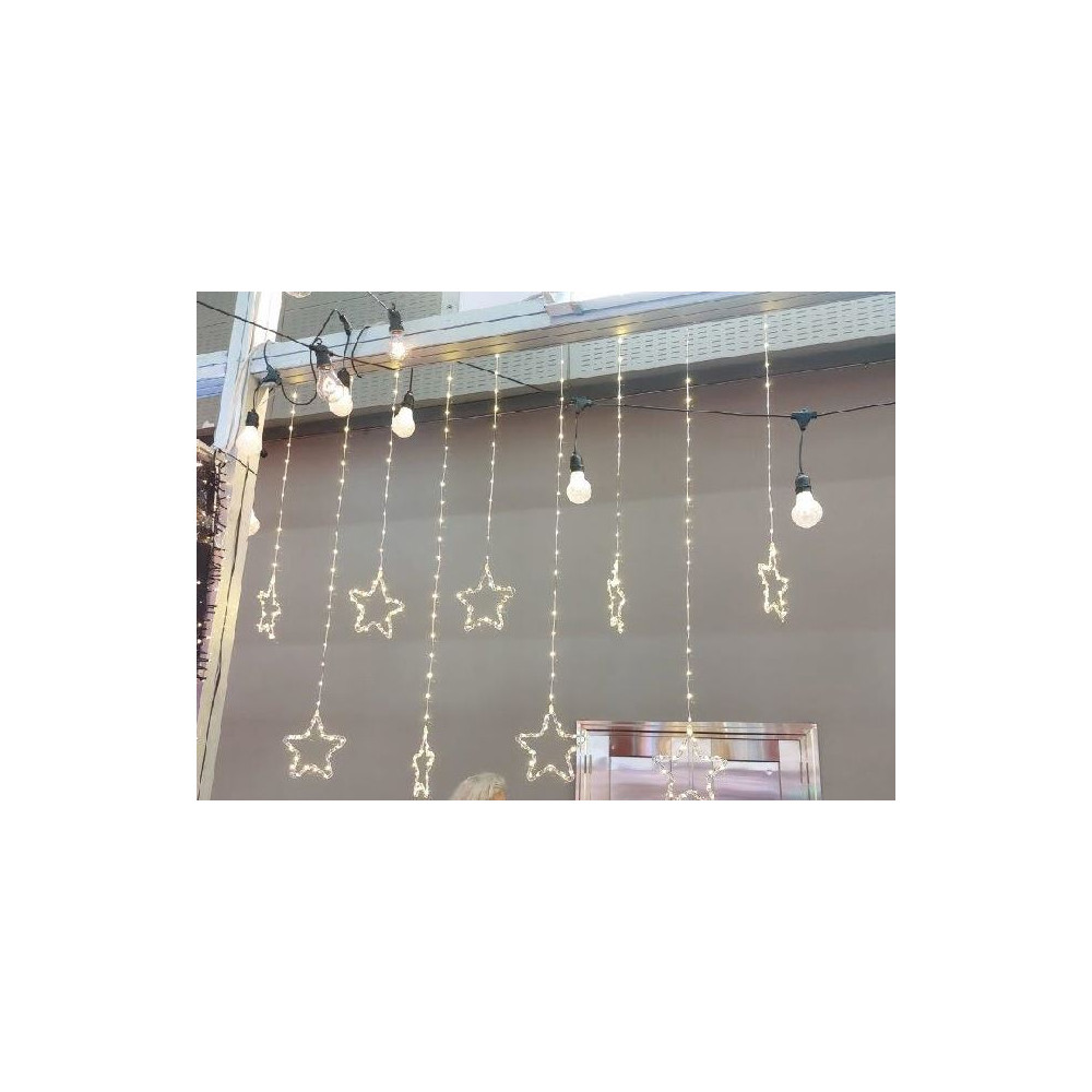TENDA 120XH195CM 308LED STELLE CALDO