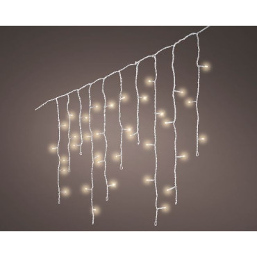TENDA ICICLE 180LED 480XH52CM WARM WHITE
