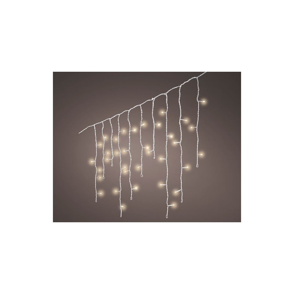 TENDA ICICLE 180LED 480XH52CM WARM WHITE