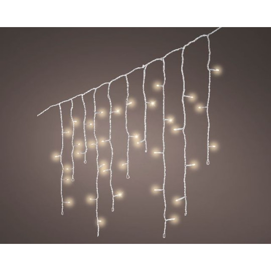 TENDA ICICLE 180LED 480XH52CM WARM WHITE