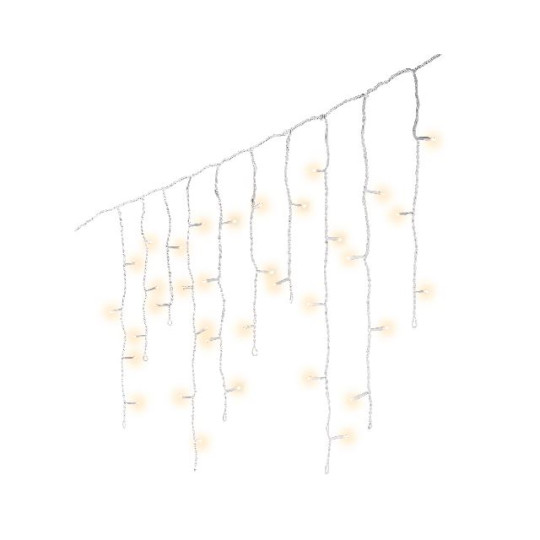 TENDA ICICLE 180LED 480XH52CM WARM WHITE