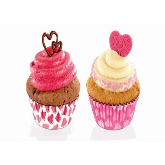 PIROTTINI Ø 6 CM, 60 PZ, CUORI DELICIA