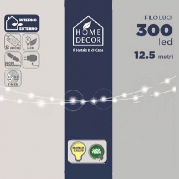 CATENA 300 LED BIANCO CALDO 2