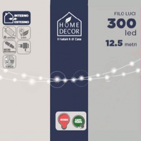 CATENA 300 LED ROSSO 2