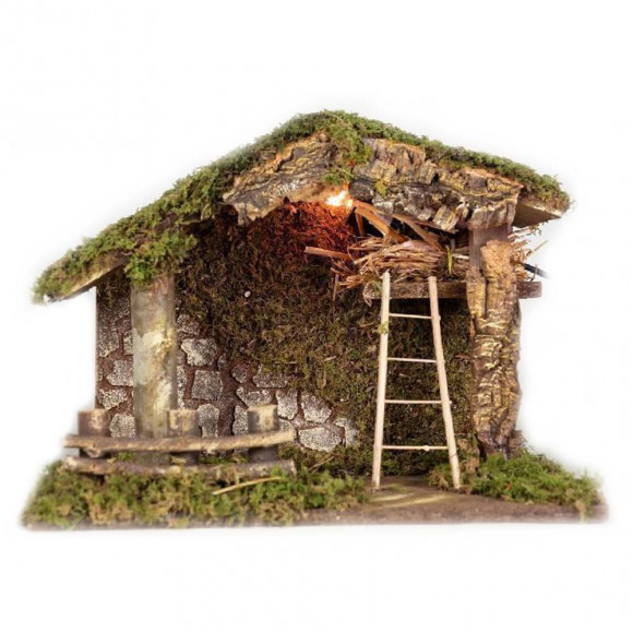 CAPANNA CON LUCE 33X18X23CM CAPANNA CON LUCE 33X18X23CM