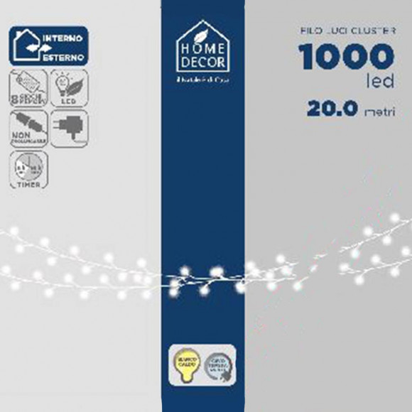 CATENA 1000 LED BIANCO CALDO