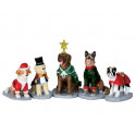 COSTUMED CANINES SET OF 5