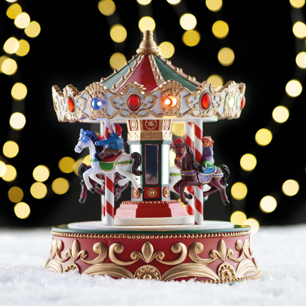 GIOSTRA CON LED MUSICA MOVIMENTO GIOSTRA CON LED MUSICA MOVIMENTO