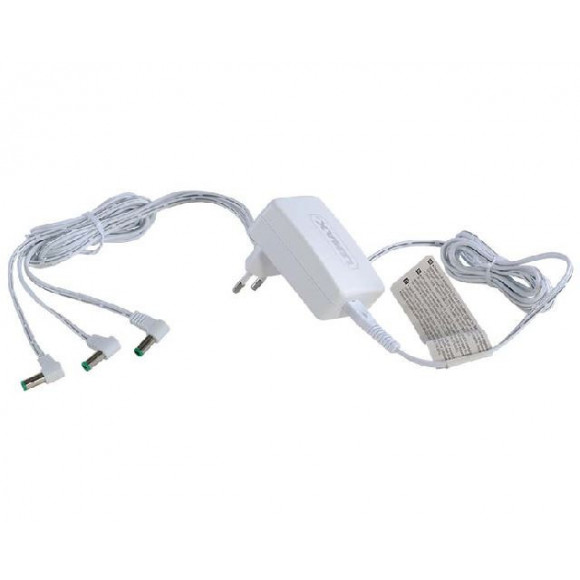 POWER ADAPTOR 4.5V WHITE 3-OUTPUT