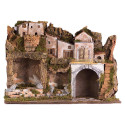PRESEPE CM. 60X34X44 CON LUCI
