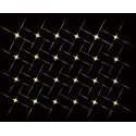 SUPER BRIGHT 24 YELLOW LIGHT STRING, B/O