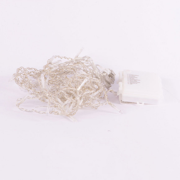 STALLATTITI 72LED ICE C/GIO TRASP BAT